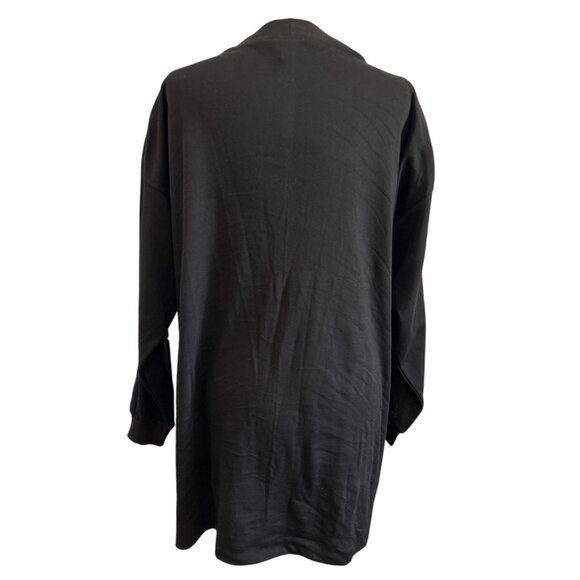 Simple Addition Plus Size Black Button-Up Cardigan With Front Pockets Size 22W - Picture 3 of 7